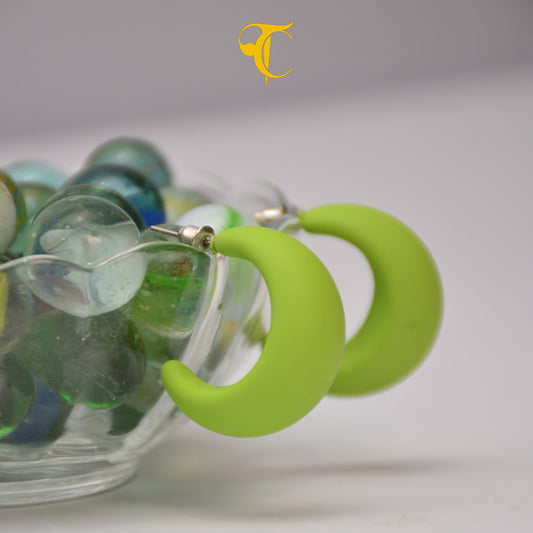Green Hook Earring