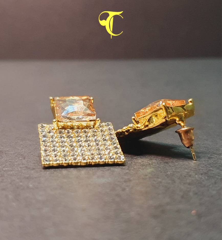 Golden Gem Earrings