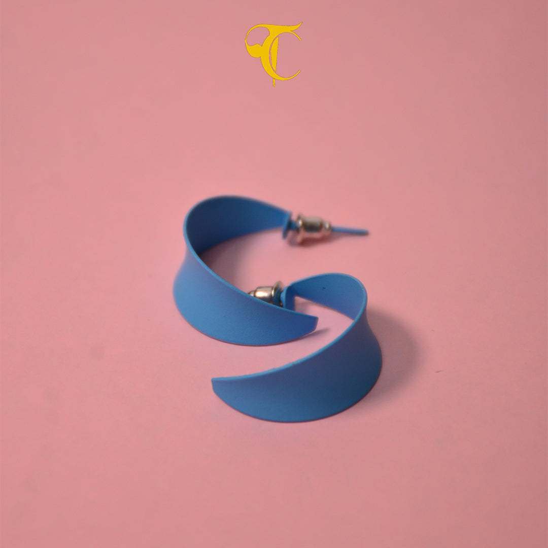 Blue Coral Earrings