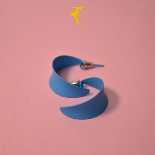 Blue Coral Earrings