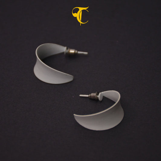 White Coral Earrings