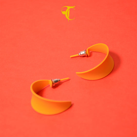 Yellow Coral Earring